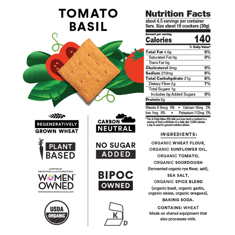 Moonshot Margherita Pizza Crackers 4.4oz