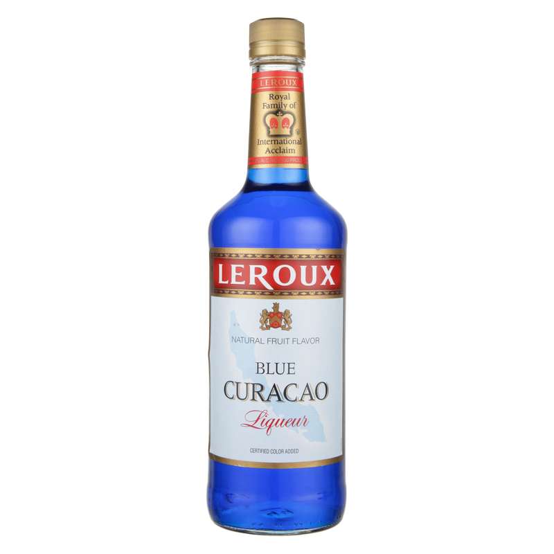 Leroux Blue Curacao 750ml (30 Proof)
