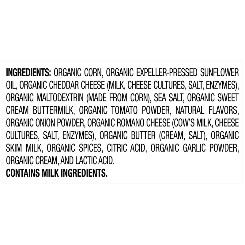 Doritos Simply Organic White Cheddar Flavored Tortilla Chips 7.5oz