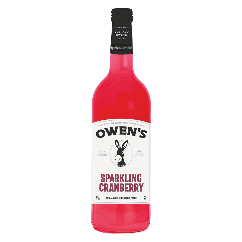 Owen's Sparkling Cranberry 750ml Btl