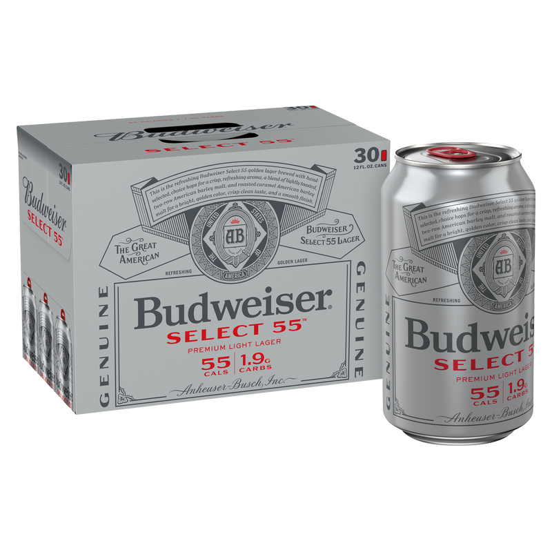 Budweiser Select 55 30pk 12oz Can