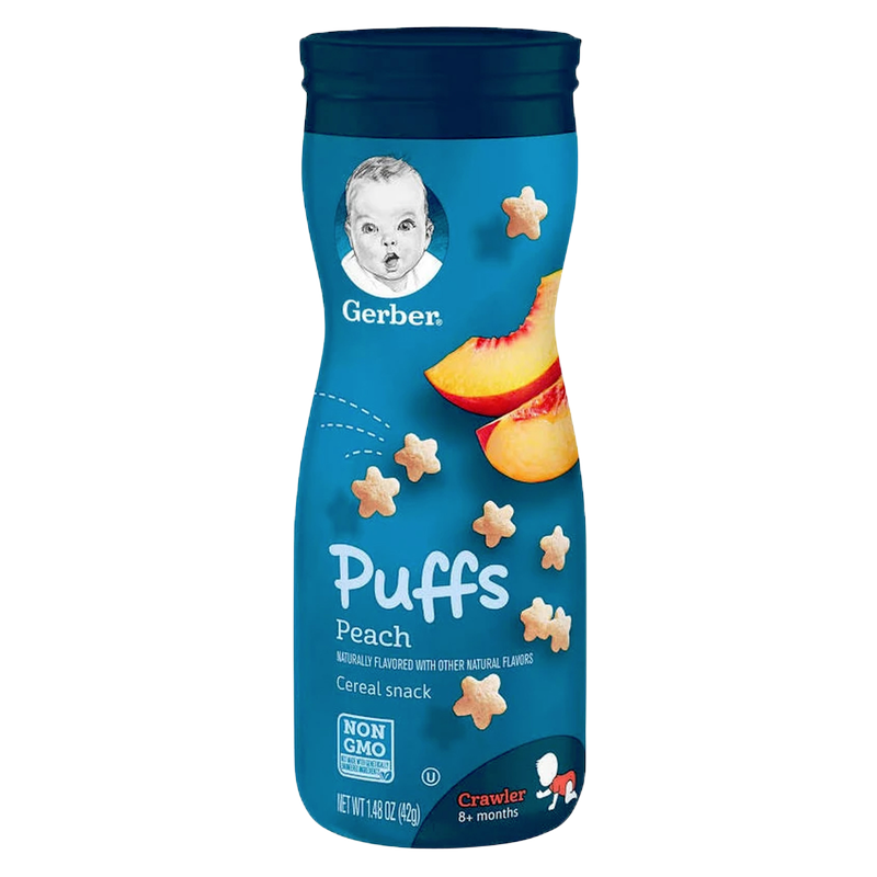 Gerber Graduates Peach Puffs