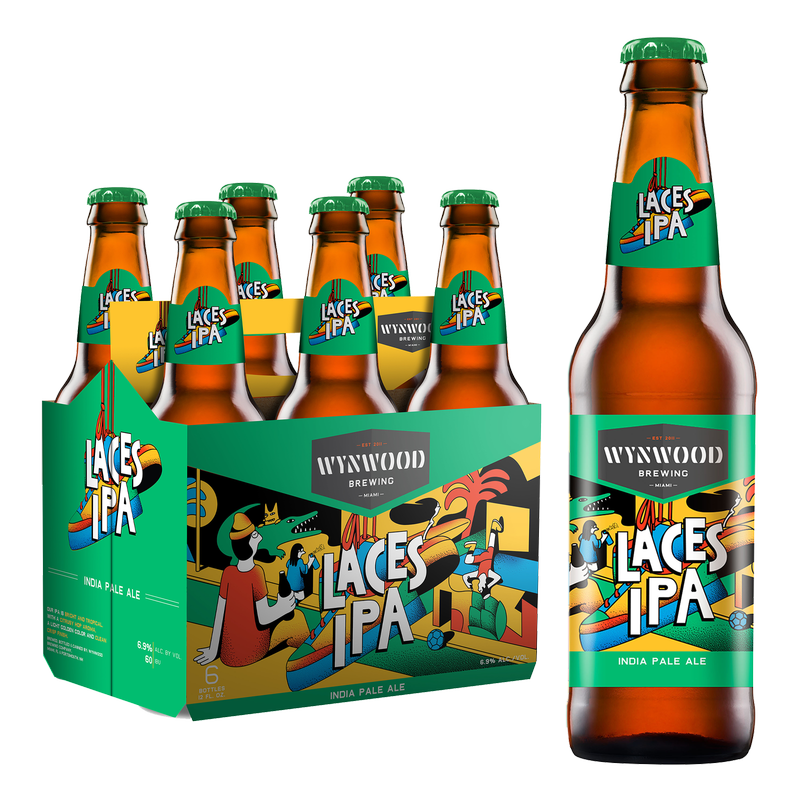 Wynwood Laces IPA 6pk 12oz Btl 6.95% ABV