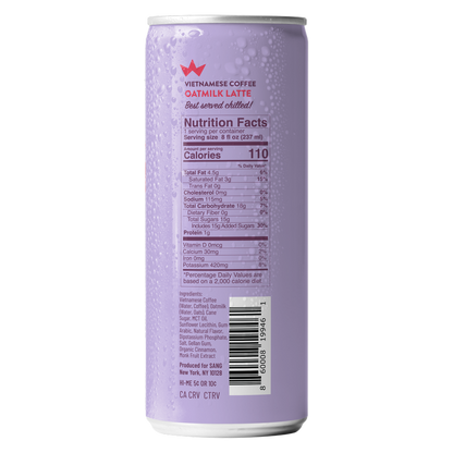 Sang Cinnamon Oatmilk Latte 8oz Can