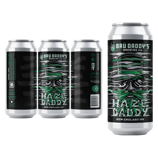 Bru Daddy's Haze Daddy IPA 4pk 16oz Can 6.3% ABV