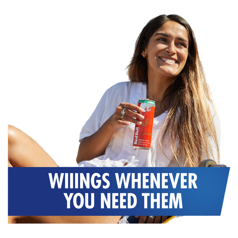 Red Bull Energy Drink The Red Edition Watermelon 12oz Can