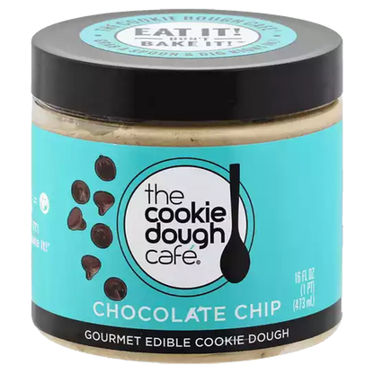 The Cookie Dough Cafe Chocolate Chip Gourmet Edible Cookie Dough 16oz