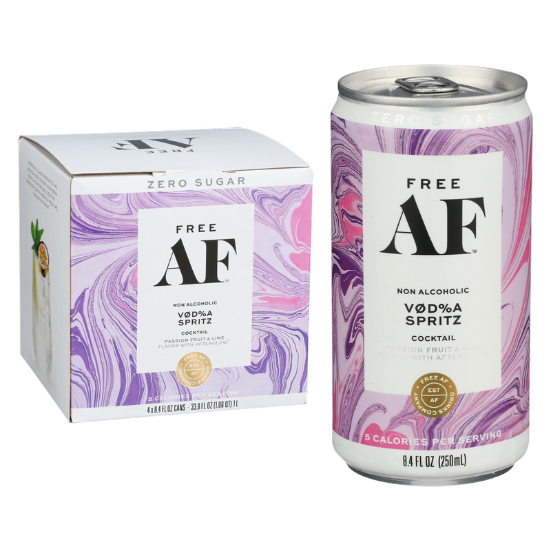 FREE AF Vodka Spritz 4pk 8.4oz Can