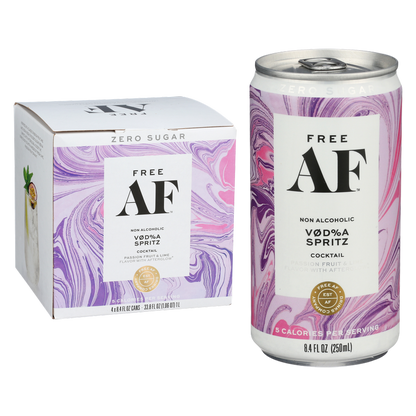 FREE AF Vodka Spritz 4pk 8.4oz Can