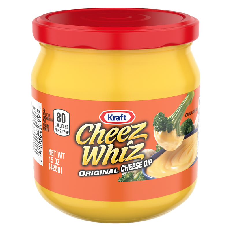 Kraft Cheez Whiz Original Cheese Dip, 15 oz Jar
