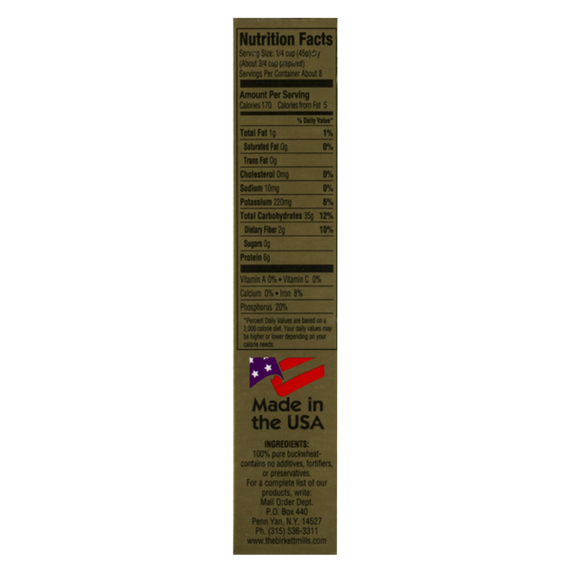Wolff's Kasha 100% Whole Grain Buckwheat Meduim Granulation 13oz