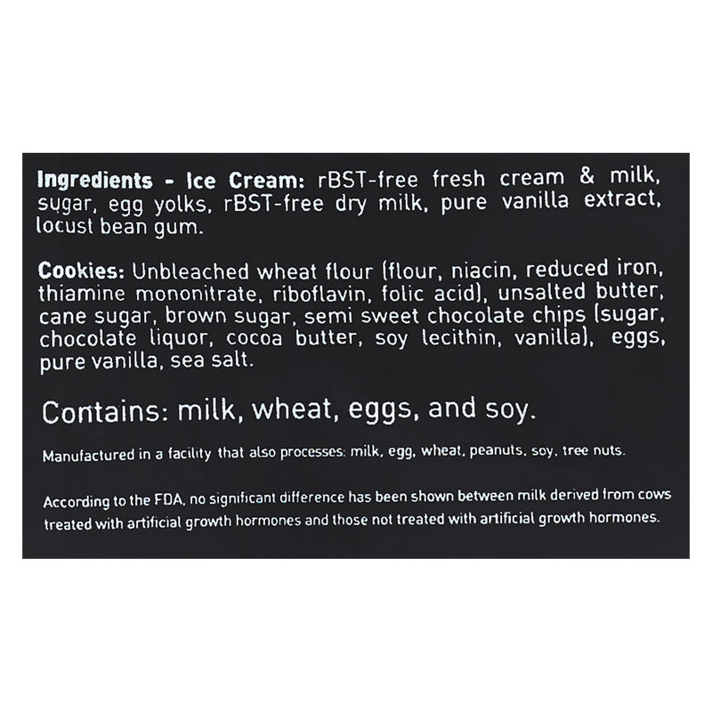 Ruby Jewel Chocolate Chip Cookie & Vanilla Ice Cream Sandwich 5.25oz