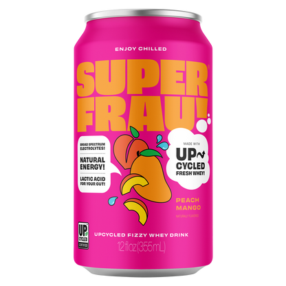 Superfrau Peach Mango 12oz Can