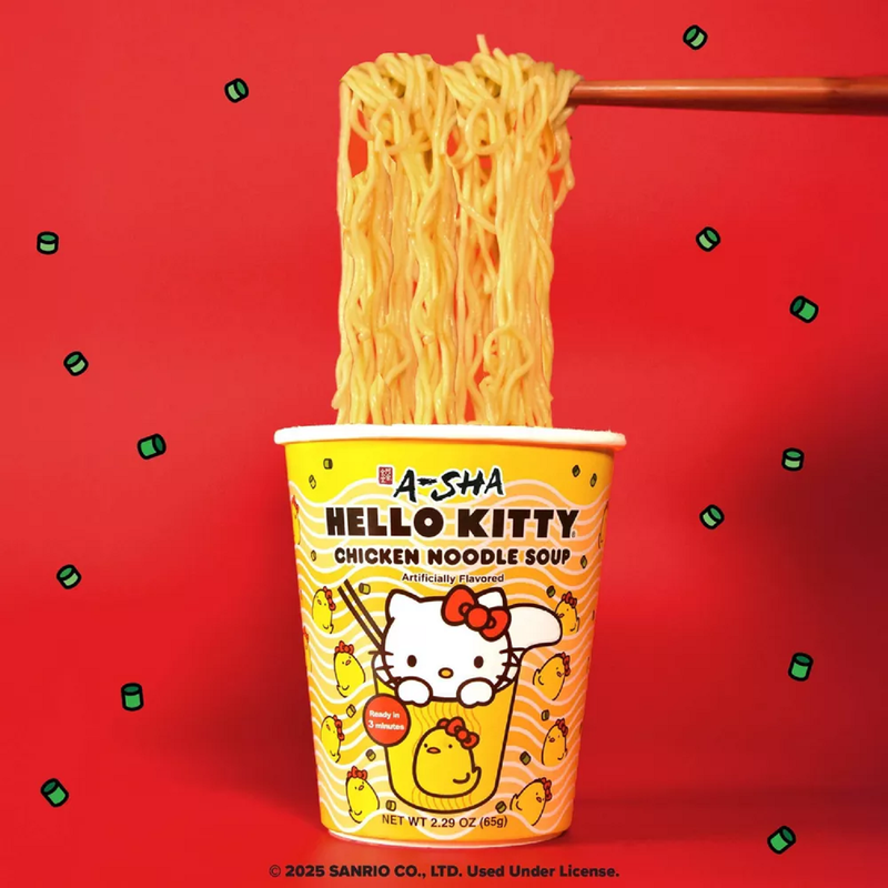 A-Sha Hello Kitty Chicken Cup Noodle Soup - 2.29oz