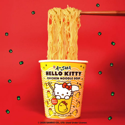A-Sha Hello Kitty Chicken Cup Noodle Soup - 2.29oz