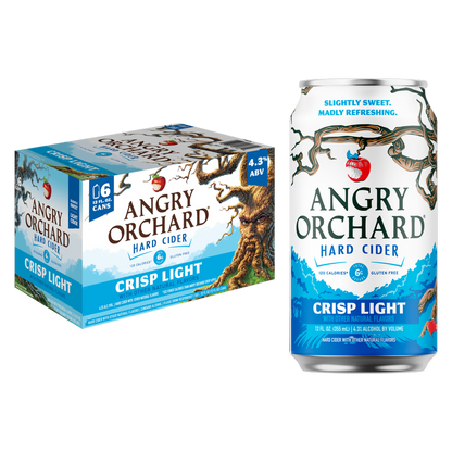 Angry Orchard Crips Light Hard Cider 6pk 12oz 4.3% ABV