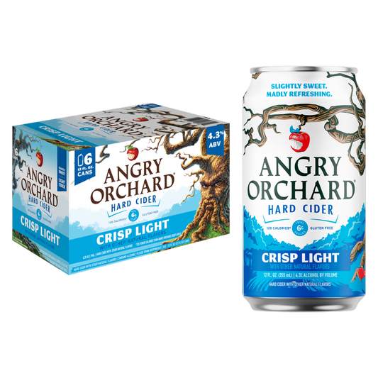 Angry Orchard Crips Light Hard Cider 6pk 12oz 4.3% ABV