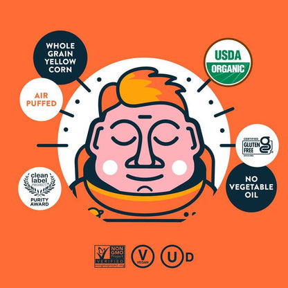 LesserEvil Space Balls, Real Organic Cheddar, 5oz