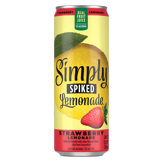 Simply Spiked Strawberry Lemonade 24oz Can 5% ABV