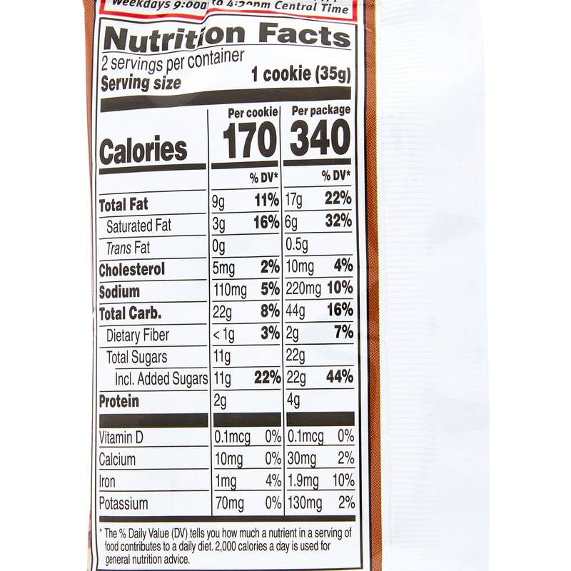 Grandma's Chocolate Chip Cookies 2.5oz