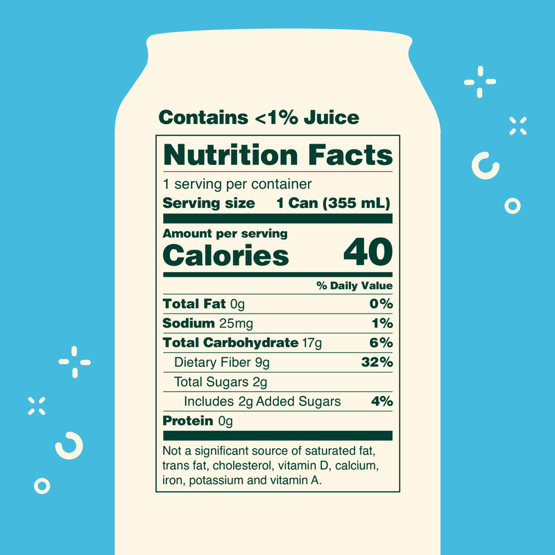 Olipop Cream Soda 12oz Can