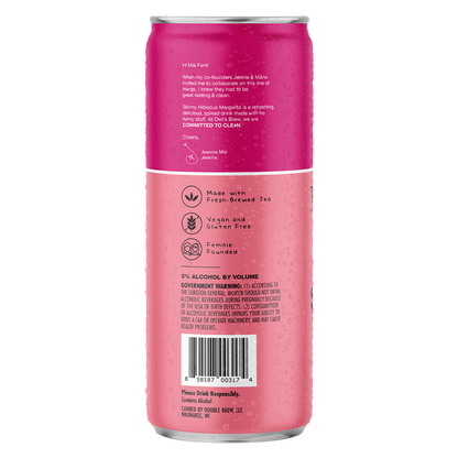 Owl's Brew Skinny Hibiscus Margarita 4pk 12oz Can 5% ABV