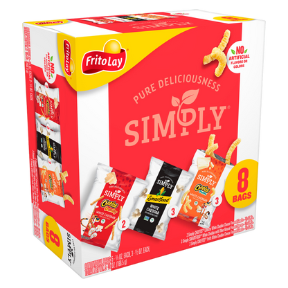 Frito Lay Snacks Simply Variety Pack, 8.87oz