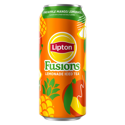 Lipton Fusions Pineapple Mango Lemonade 16oz Can