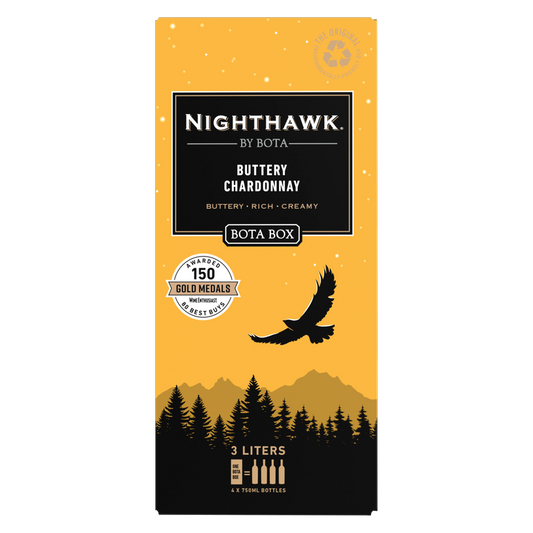 Bota Box Nighthawk Gold Buttery Chardonnay 3L Box