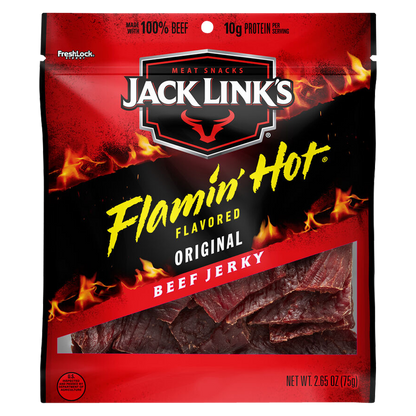 Jack Link's Flamin' Hot Jerky Bag 2.65oz