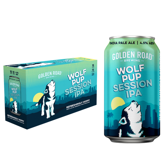 Golden Road Wolf Pup 15pk 12oz Can 4.5% ABV