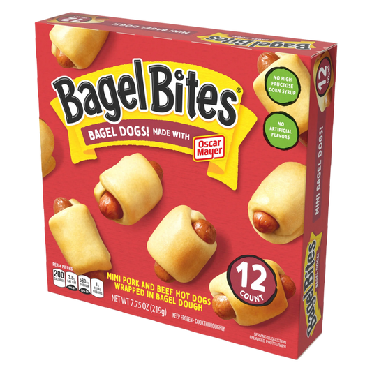 Bagel Bites Frozen Bagel Hot Dogs 12ct 7.75oz
