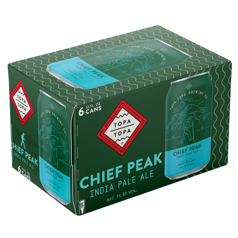 Topa Topa Chief Peak IPA 6pk 12oz Can 7.0% ABV