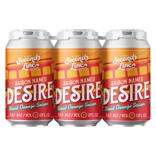 Second Line Saison Named Desire 6pk 12oz Can