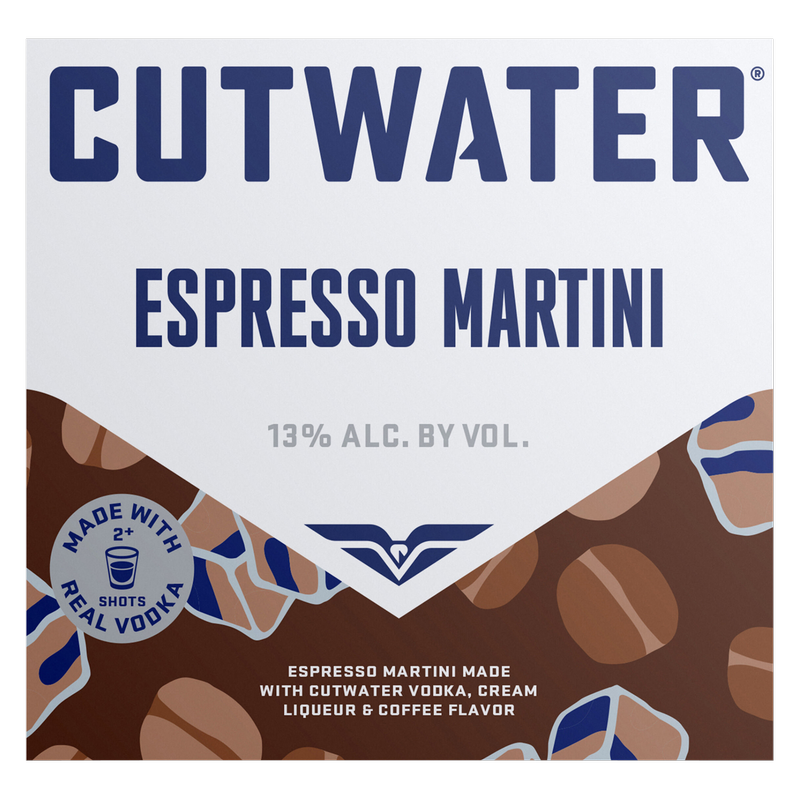 Cutwater Espresso Martini 4pk 12oz Cans 13% ABV