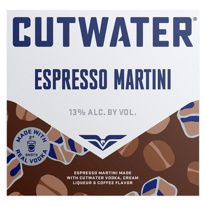 Cutwater Espresso Martini 4pk 12oz Cans 13% ABV