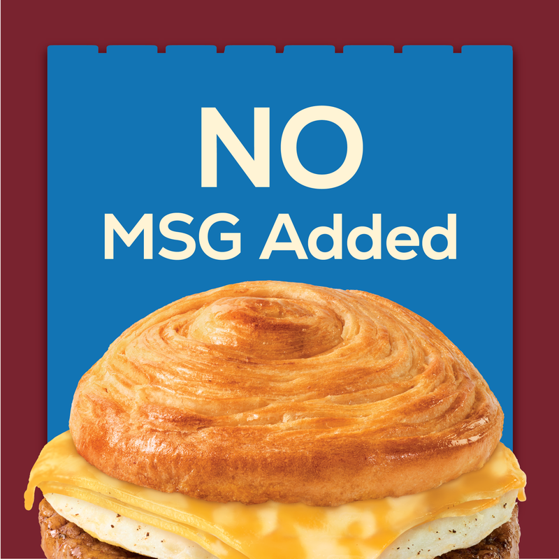 Jimmy Dean Protein Sausage Egg & Cheese Croissant Sandwiches 2ct