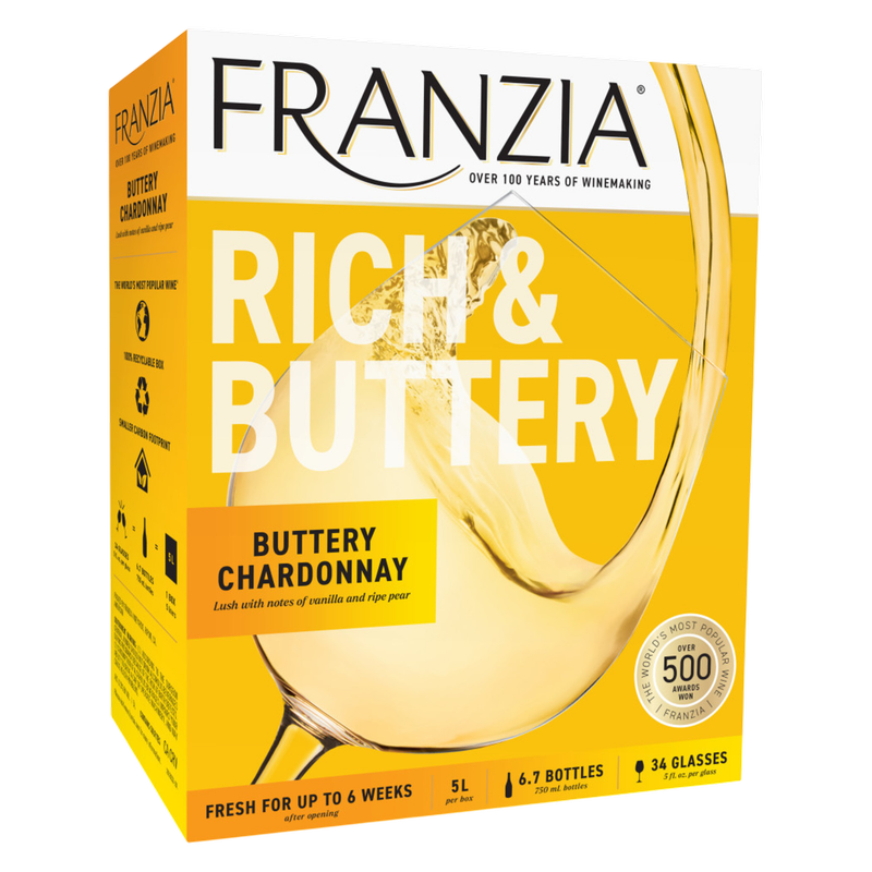 Franzia Rich & Buttery Chardonnay 5L Box