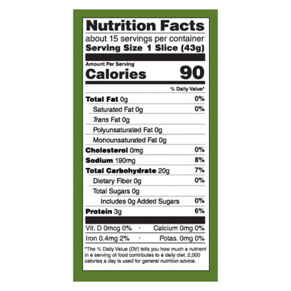 Rudi's Organic Rocky Mountain Sourdough Bread - 22oz