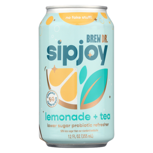 Brew Dr. Sipjoy Lemonade & Tea 12oz Can