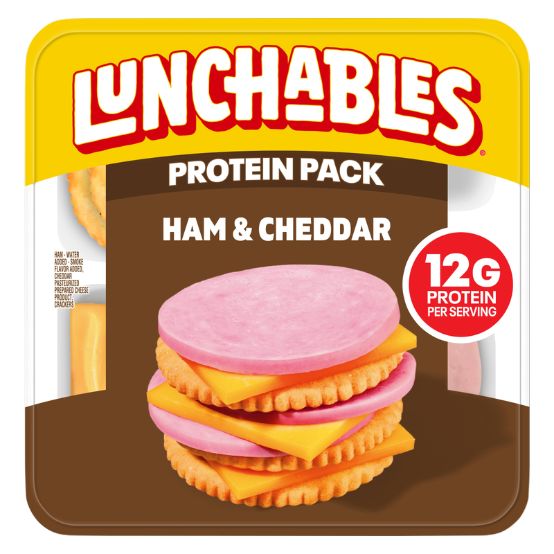 Lunchables Ham & Cheddar Cracker Stackers -  3.2oz