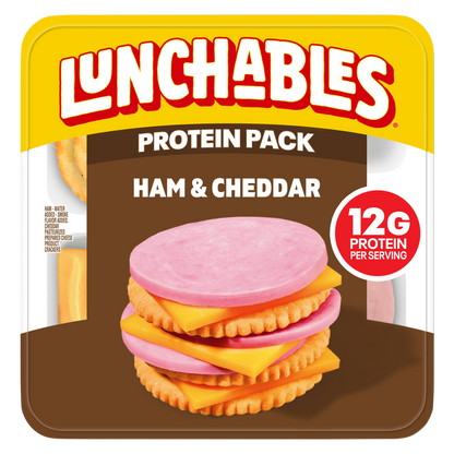 Lunchables Ham & Cheddar Cracker Stackers -  3.2oz