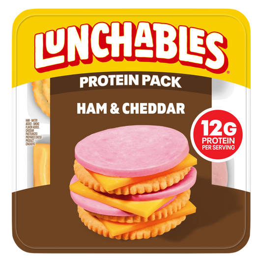 Lunchables Ham & Cheddar Cracker Stackers -  3.2oz
