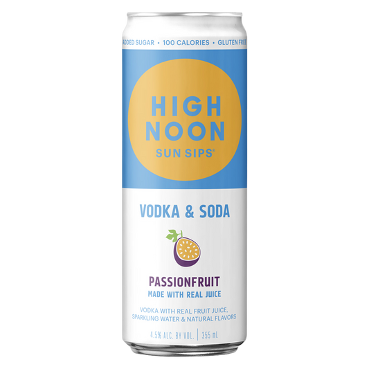 High Noon Passionfruit 12oz Single Can 4.5% ABV