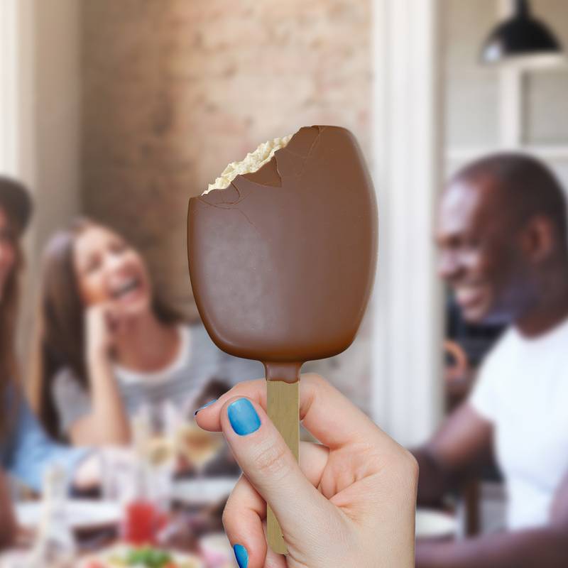 DOVE Vanilla Ice Cream Bar Coated With Milk Chocolate, 2.89 Oz