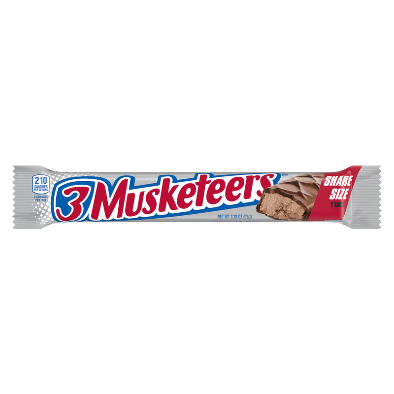 3 MUSKETEERS Milk Chocolate Candy Bar, Sharing Size 3.28 oz