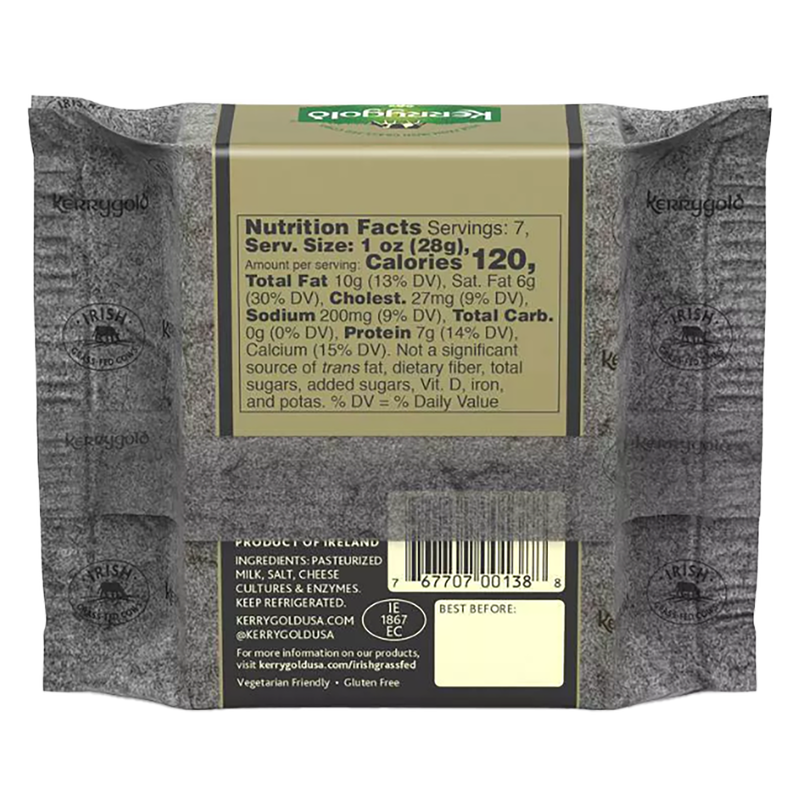 Kerrygold Grass-Fed Reserve Irish Cheddar Cheese - 7oz