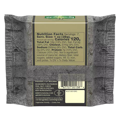Kerrygold Grass-Fed Reserve Irish Cheddar Cheese - 7oz