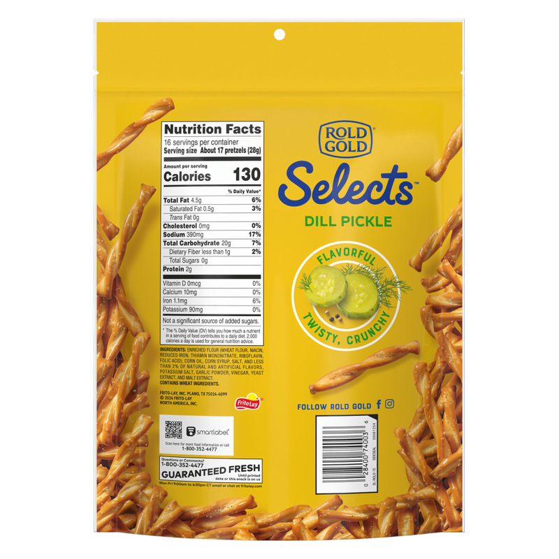 Rold Gold Selects Dill Pickle 16oz