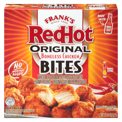 Frank's RedHot® Original Boneless Chicken Bites 15 oz